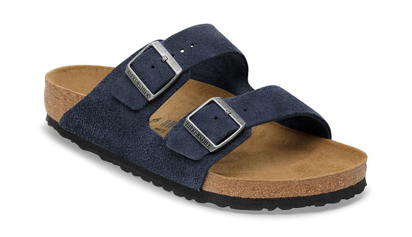 Tennarit ja kengät Birkenstock Arizona Suede Leather Narrow Fit Tummansininen | 1030895