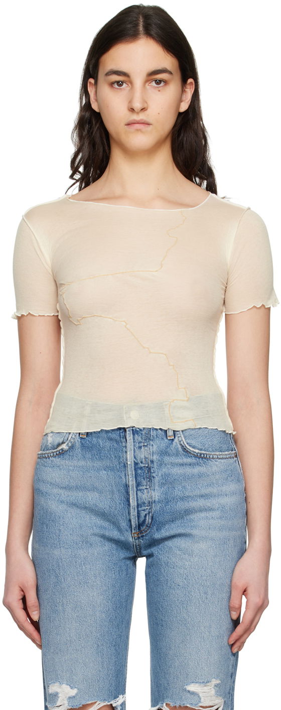 Tankkitoppi Baserange Gerrymandered T-Shirt Valkoinen | TOGE-CG-000