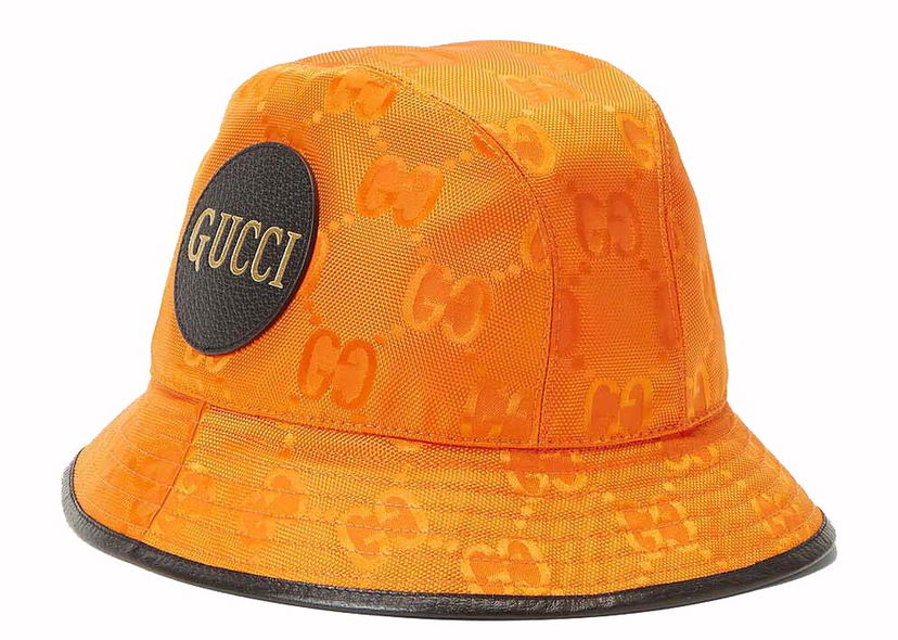 Hattu Gucci Off The Grid Bucket Hat Orange/Black Oranssi | 627115 4HK79 7560