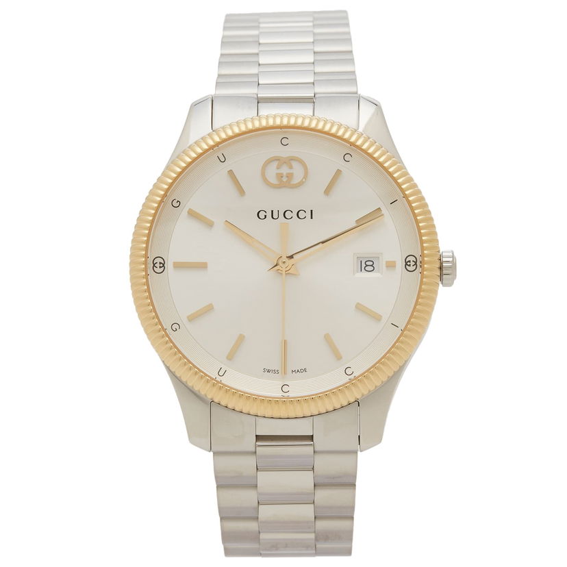 Katsella Gucci G-Timeless 40mm Watch with Silver-Tone Bracelet Metallinen | YA1264233