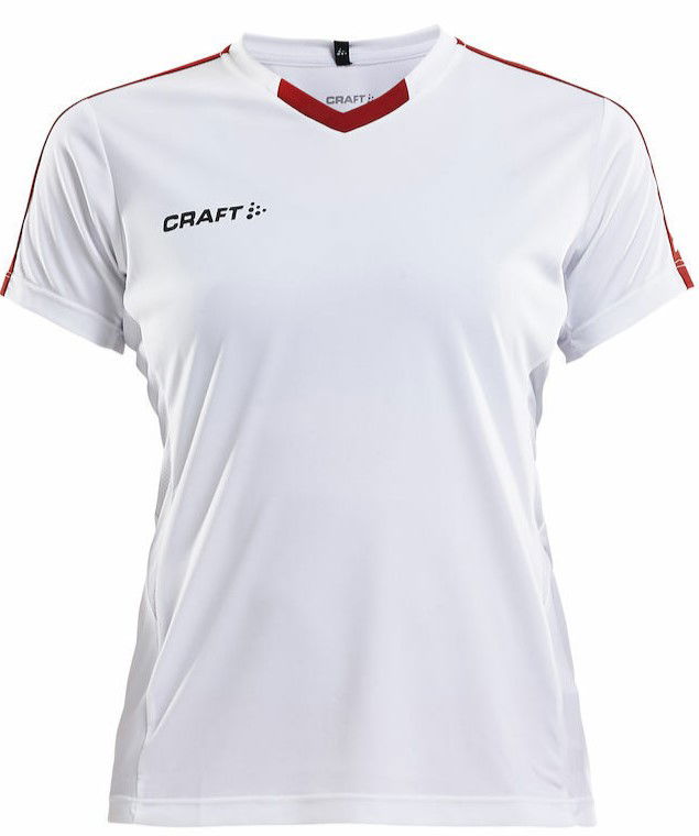 T-paita Craft Contrast Jersey Women's T-Shirt Valkoinen | 1905567-4900