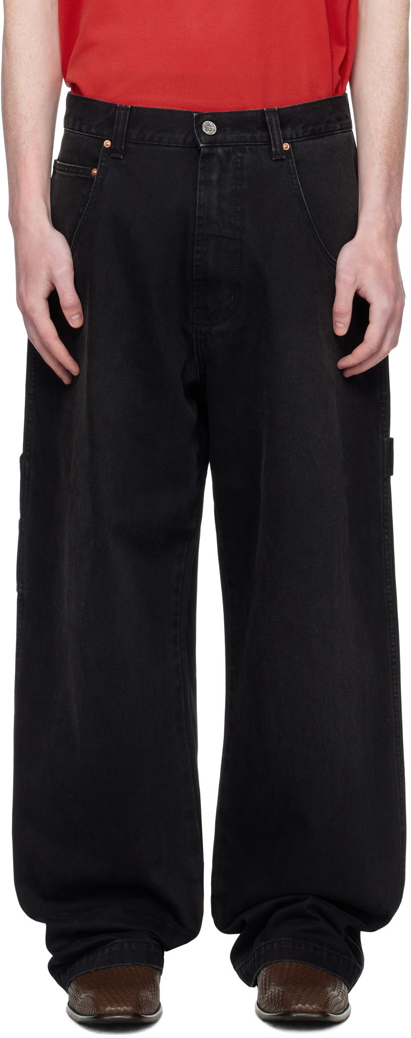 Jeans VETEMENTS VETEMENTS Hip-Hop Jeans Musta | UH76DP250B2