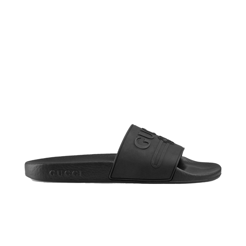 Tennarit ja kengät Gucci Logo Slide Musta | 525140 JCZ00 1031