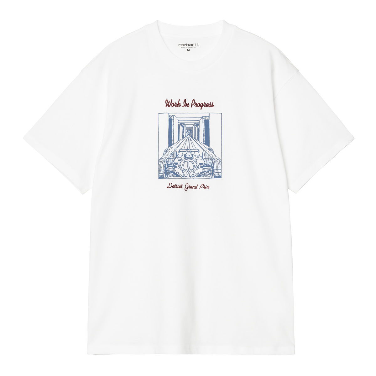 T-paita Carhartt WIP Carhartt WIP Racer Graphic T-Shirt Valkoinen | I034770_7, 0
