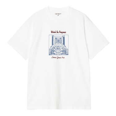 T-paita Carhartt WIP Carhartt WIP Racer Graphic T-Shirt Valkoinen | I034770_7, 0
