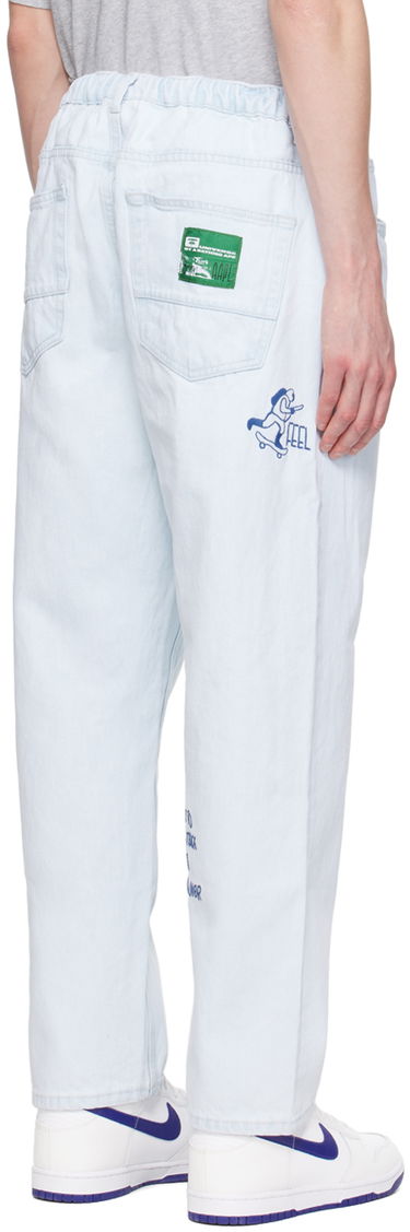 Jeans AAPE by A Bathing Ape AAPE by A Bathing Ape Drawstring Jeans Sininen | AAPJNMA681XXMBLA, 2