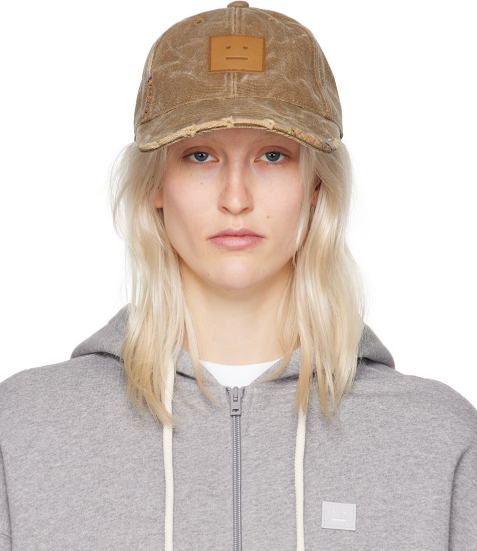Korkki Acne Studios Face Cap Ruskea | C40316-, 0
