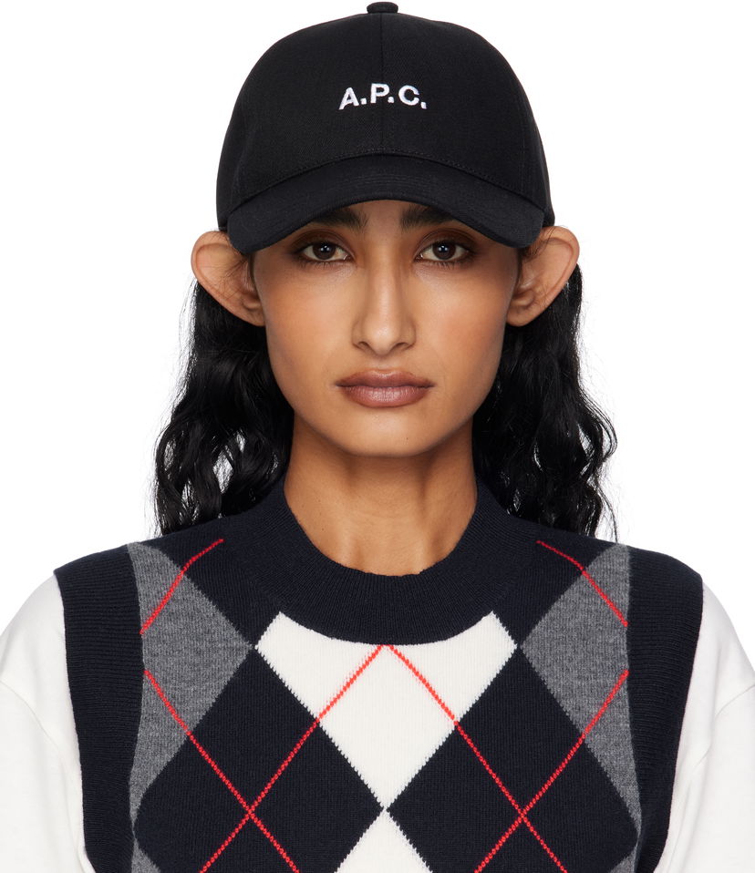 Korkki A.P.C. A.P.C. Charlie Baseball Cap Musta | COZZS-M24069
