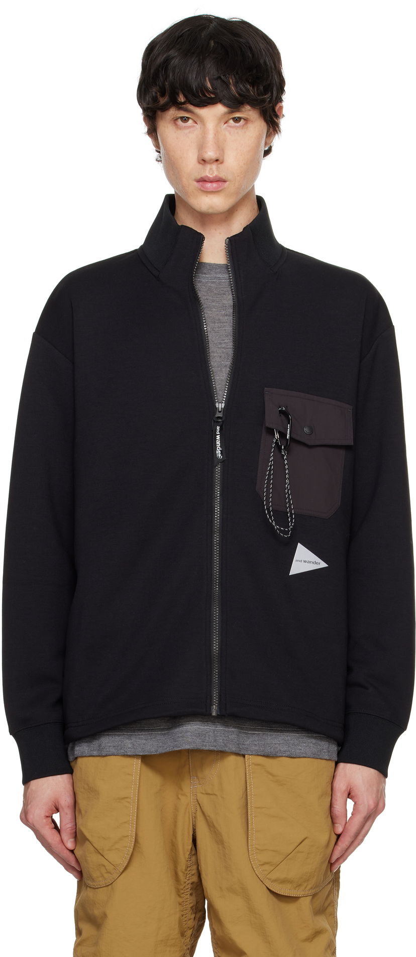 Takki and wander Airly Warm Full Zip Jacket Musta | 5744284162