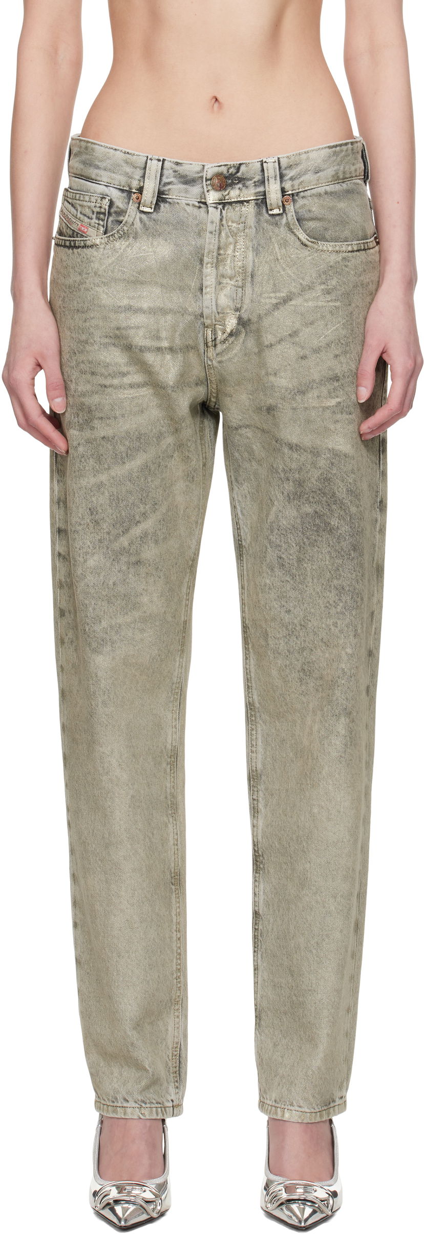 Jeans Diesel Diesel 1988 D-Ark Jeans Vihreä | A17344 09L79