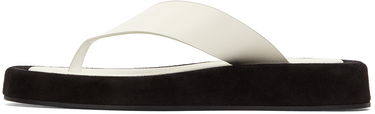 Mekko The Row The Row Ginza Platform Thong Sandals Musta | F1138-L6525, 2