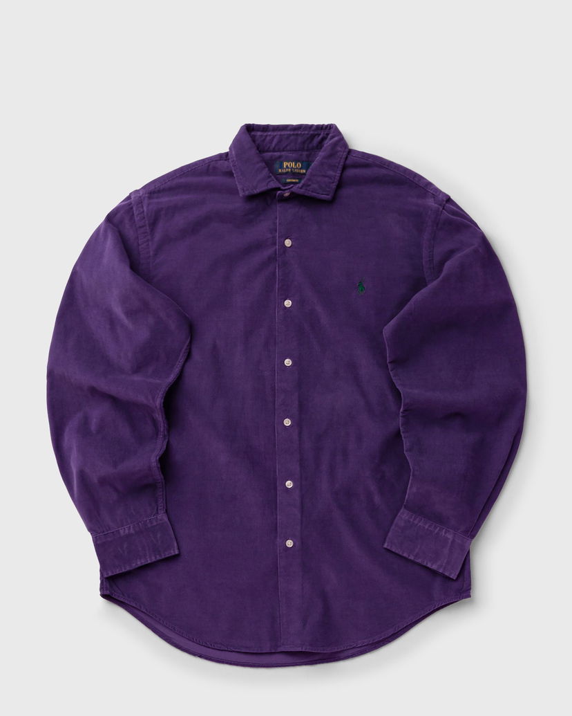 Paita Polo by Ralph Lauren Corduroy Long Sleeve Button-Front Shirt Violetti | 710P00518010