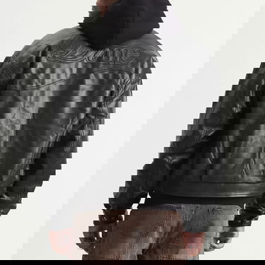 Takki Dime Dime Debossed Wavy Jacket Musta | DIMEFA252BLK, 3