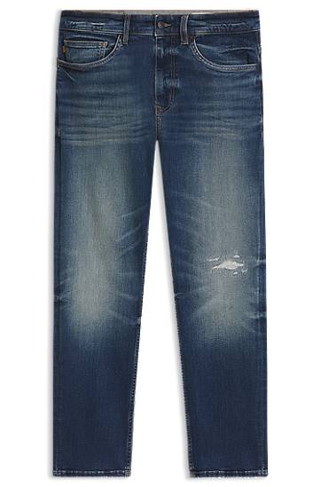 Jeans BOSS Delaware Slim-Fit Super-Stretch Jeans Sininen | 50534683