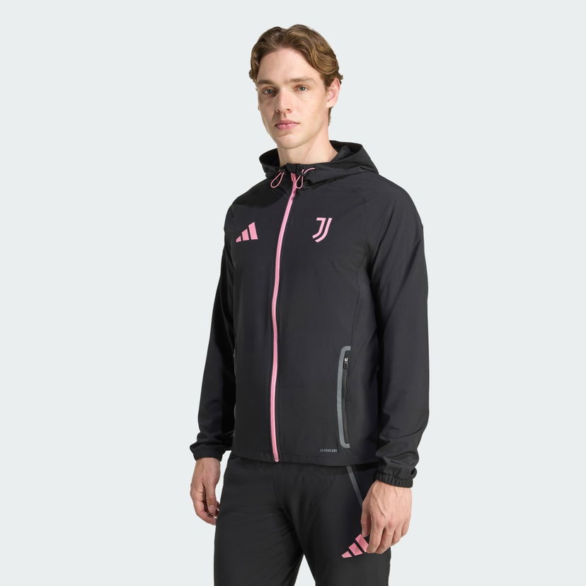 Takki adidas Performance Juventus Tiro 25 Competition Vis Tech Travel Jacket Musta | JV5347