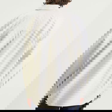 Paita Studio Nicholson Studio Nicholson Button Down Shirt, Size Large Beige | RUSKINSNM1152-KHS, 3