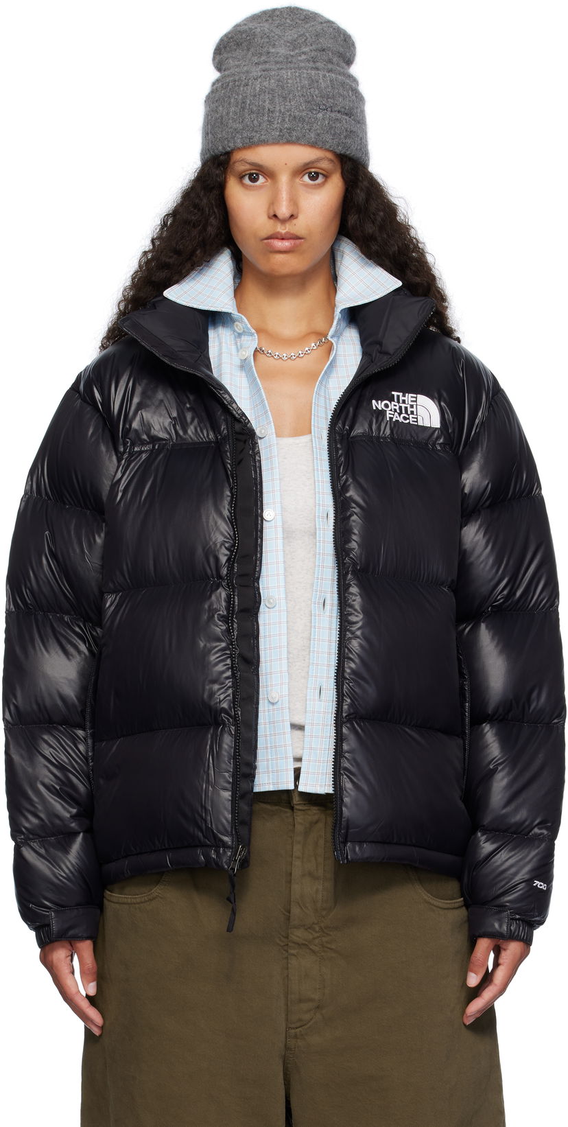 Puffer takki The North Face 1996 Retro Shine Nuptse Puffer Jacket Musta | NF0A3C8D38S
