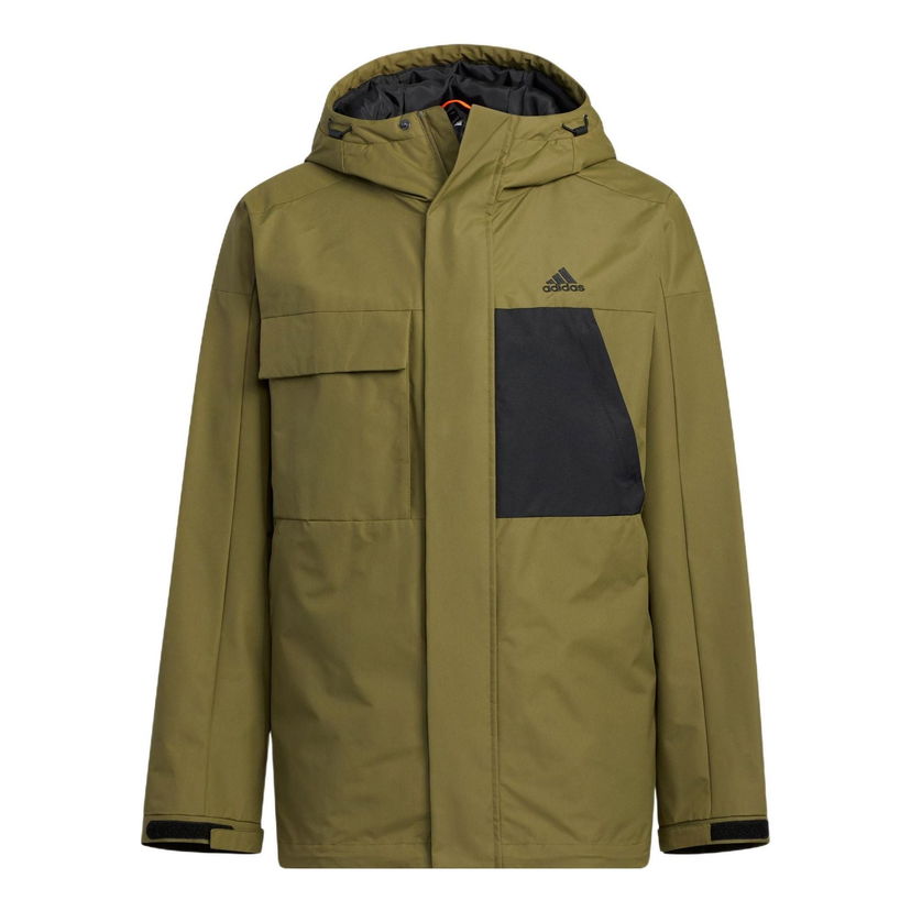 Parka adidas Originals Insulated Hooded Jacket Vihreä | HN2132