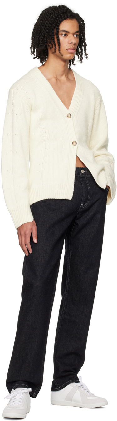 Villapaita Helmut Lang Helmut Lang Tailored Cardigan Valkoinen | N09HW705, 3