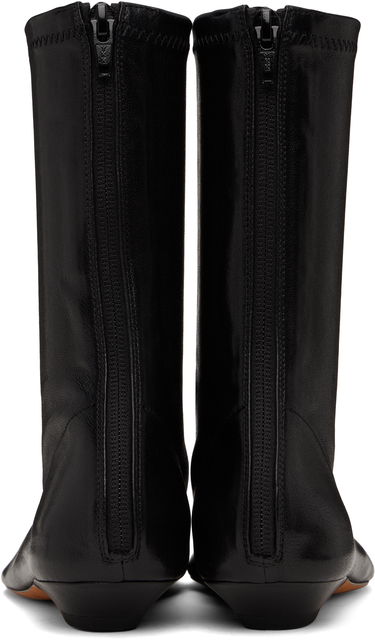 Tennarit ja kengät Khaite Khaite Apollo Flat Ankle Boots Musta | F1082-836, 1