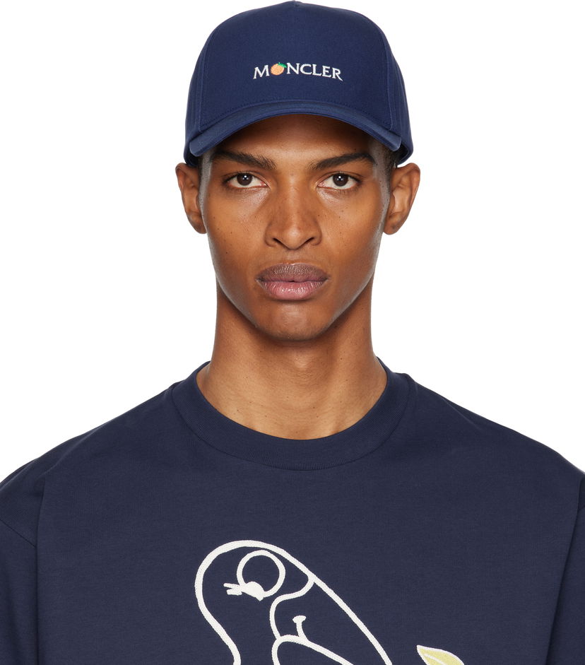 Korkki Moncler Moncler Genius x Gilga Farm Baseball Cap Tummansininen | K24023B000060U082