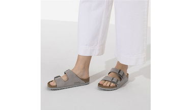 Tennarit ja kengät Birkenstock Arizona SFB Nubuck Leather Narrow Fit W Harmaa | 1020973, 7
