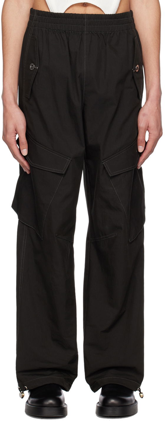 Cargo housut Dion Lee Dion Lee Latch Cargo Pants Musta | C2101R23