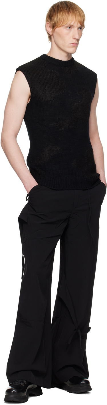 Housut HELIOT EMIL HELIOT EMIL Lavic Tie Waist Trousers Musta | SS25_M_10_194_BLK01, 3