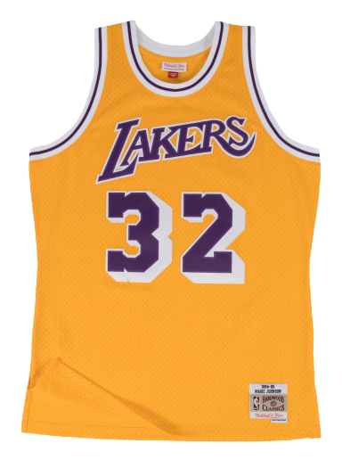 Jersey Mitchell & Ness NBA Swingman Jersey Los Angeles Lakers Magic Johnson Keltainen | SMJYGS18175-LALLTGD84EJH
