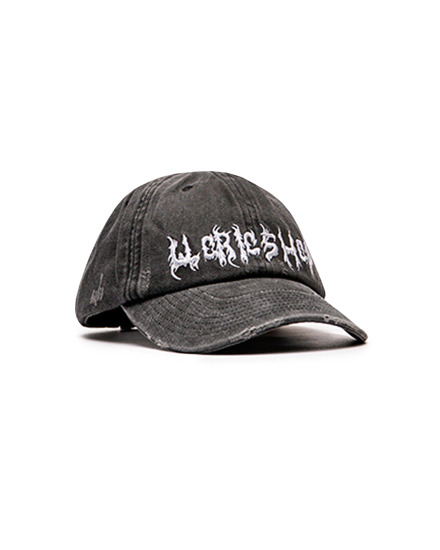 Korkki 032C 032c "Faithless" Distressed Baseball Cap Musta | S25-UAW-3101-050, 0