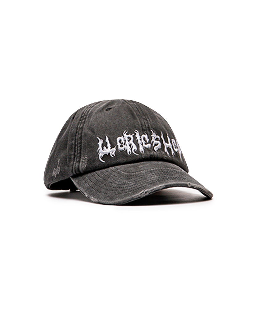Korkki 032C 032c "Faithless" Distressed Baseball Cap Musta | S25-UAW-3101-050