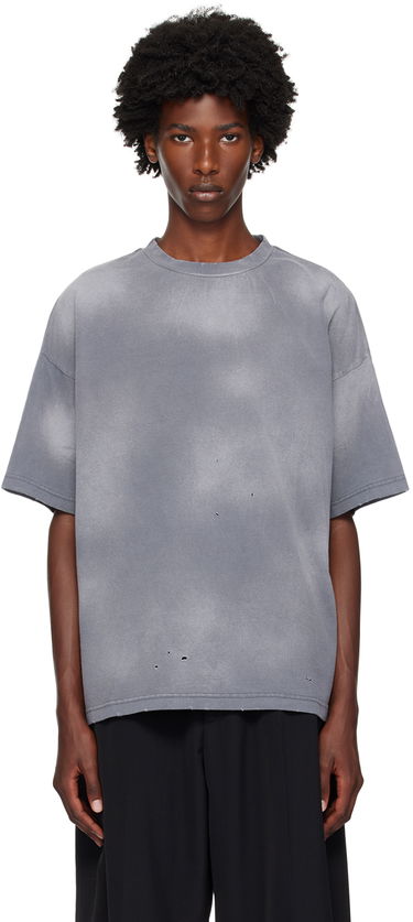 T-paita We11done We11done Distressed T-Shirt Harmaa | WD-TT2-24-742-U-CH, 0