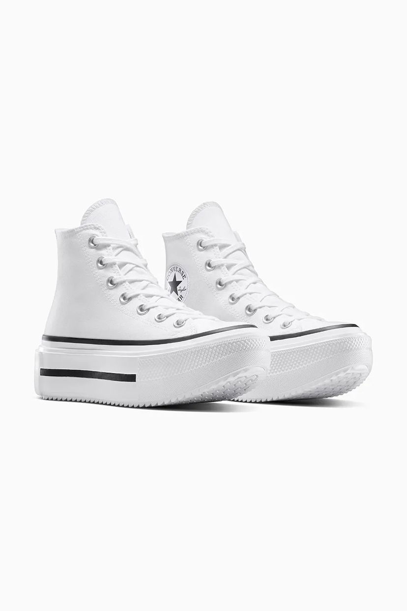 Tennarit ja kengät Converse Converse Chuck Taylor All Star Lift Double Stack Valkoinen | A12976C