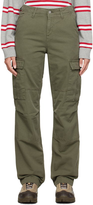 Cargo housut Carhartt WIP Regular Fit Cargo Pants Vihreä | I030475, 0