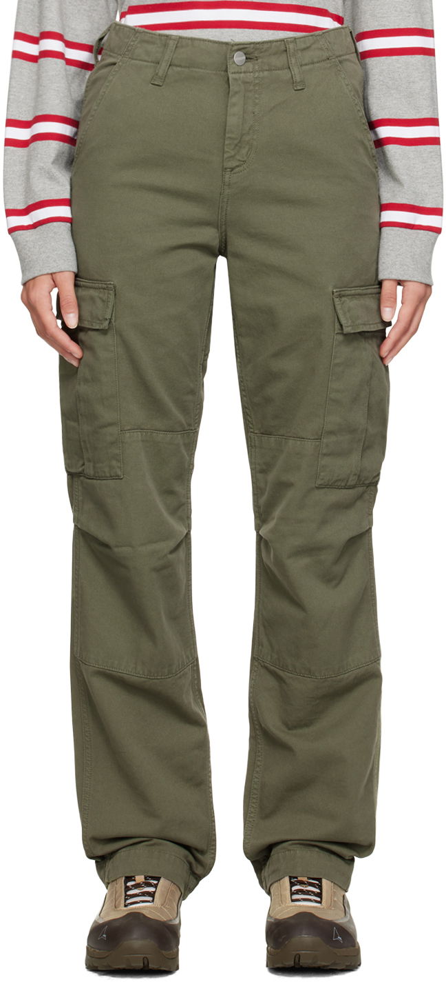 Cargo housut Carhartt WIP Regular Fit Cargo Pants Vihreä | I030475