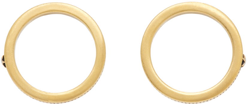 Korvakorut Maison Margiela Stud Earrings Beige | SM1VG0048 P6476