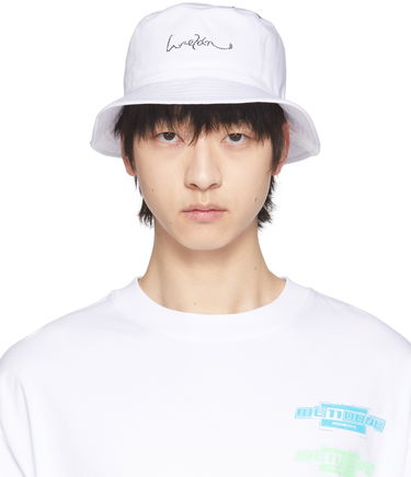 Korkki We11done We11done Hotfix Star Bucket Hat Valkoinen | WD-AH1-22-410-U-WH, 0
