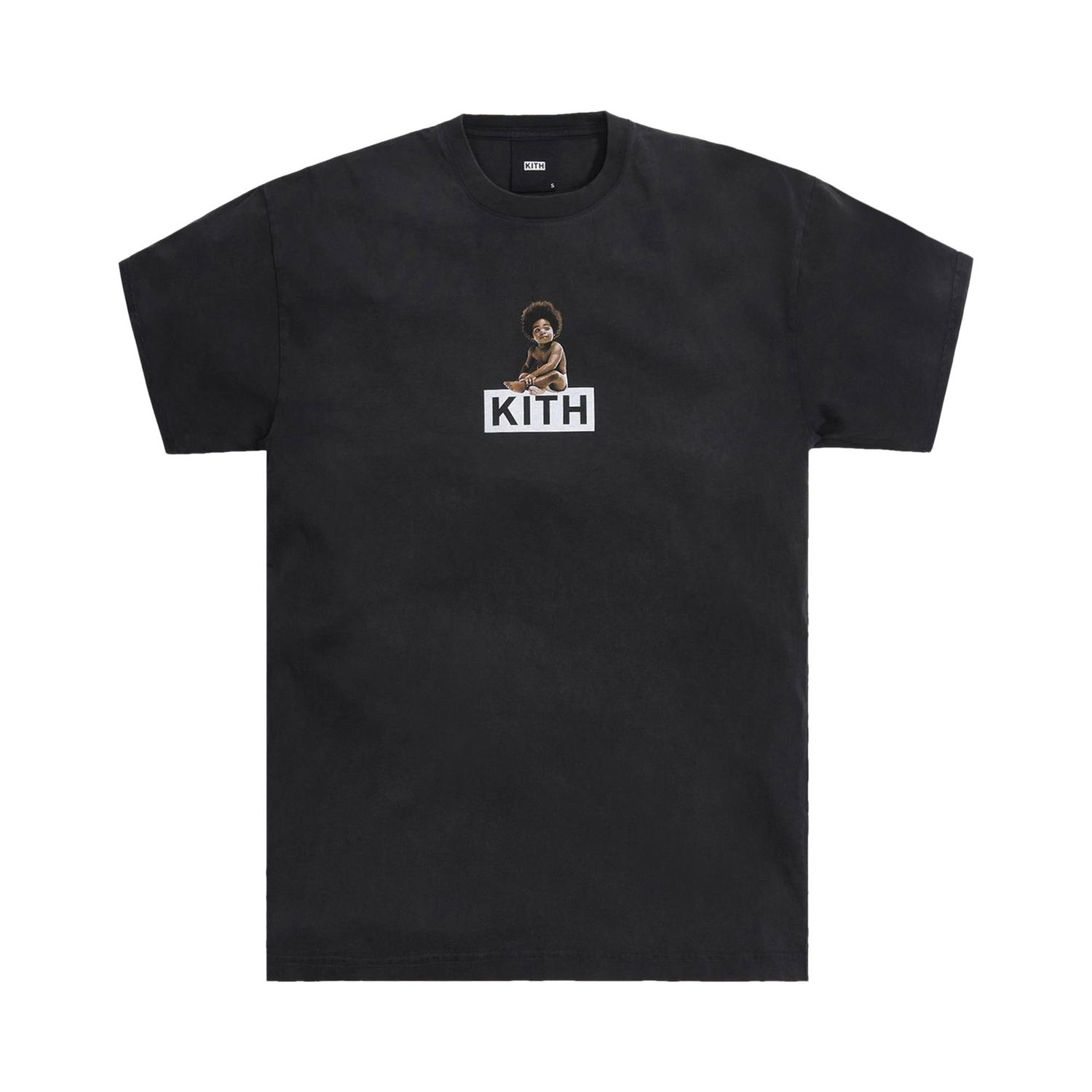 T-paita KITH For The Notorious B.I.G Ready To Die Classic Logo Vintage Tee Musta | KH030055 100, 1