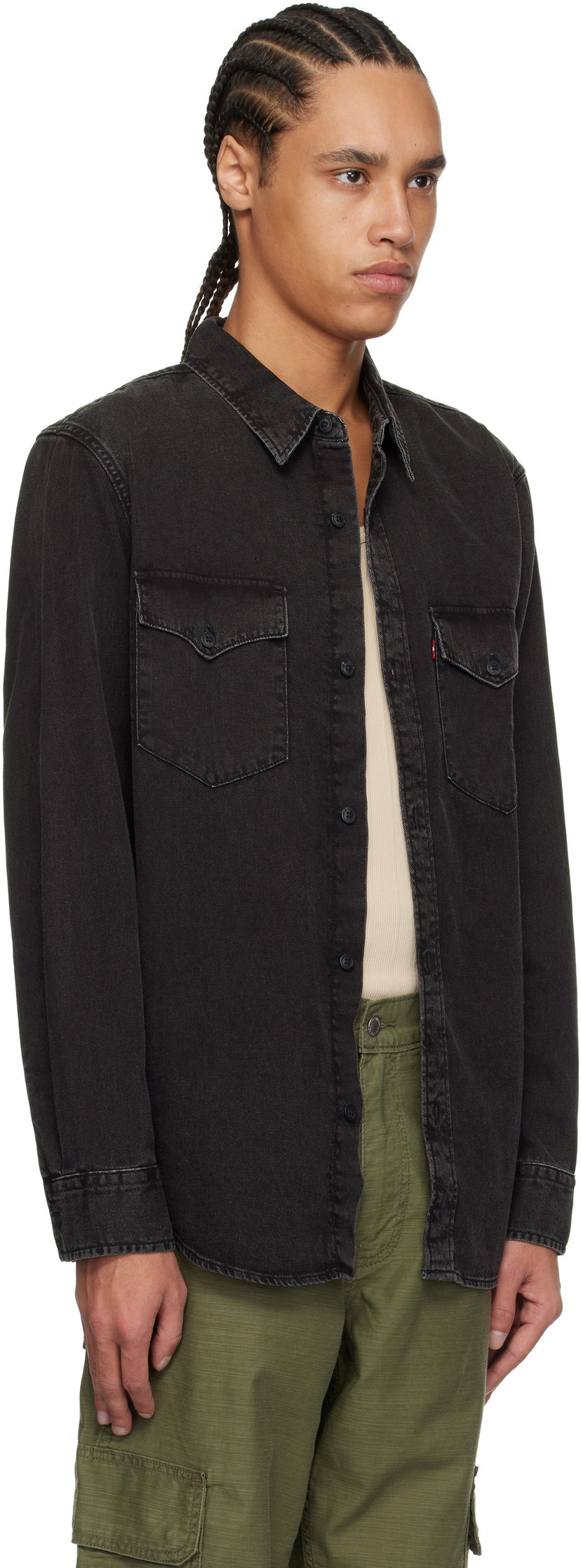 Paita Levi's Relaxed Fit Western Shirt Musta | A1919-0054