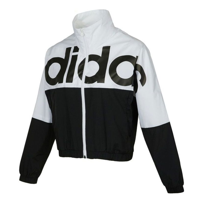 Tuulitakki adidas Originals Neo Icons+ Stand Collar Printed Jacket Valkoinen | H36716