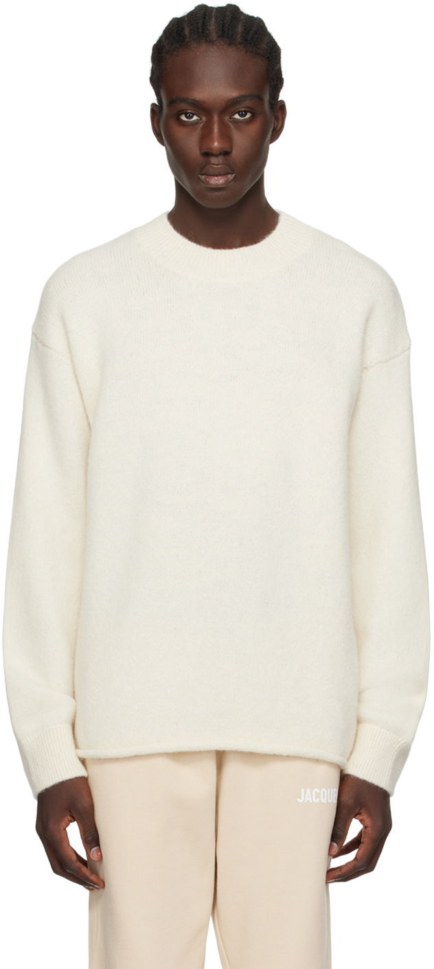 Villapaita Jacquemus Les Classiques 'Le Pull ' Sweater "Off-White" Beige | 24E245KN295-2329