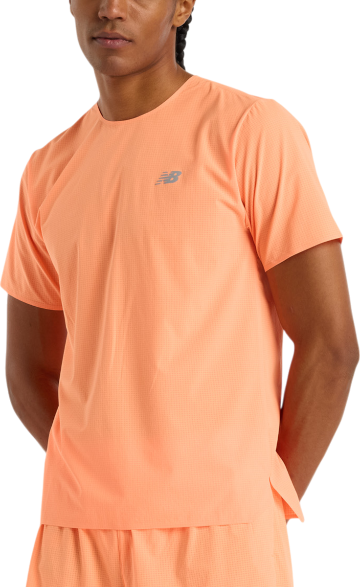 T-paita New Balance New Balance Race Day Ultra Light T-Shirt Oranssi | mt51208-hmo