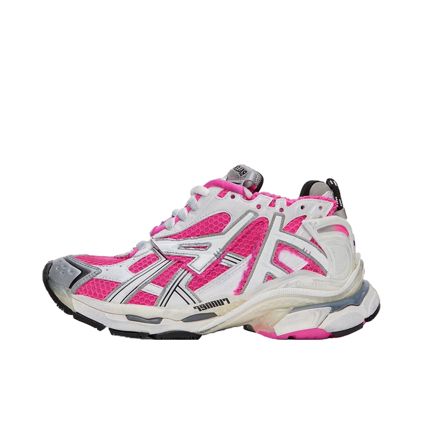 Tennarit ja kengät Balenciaga Runner "White Fluo Pink" W Vaaleanpunainen | 677402 W3RBN 9155