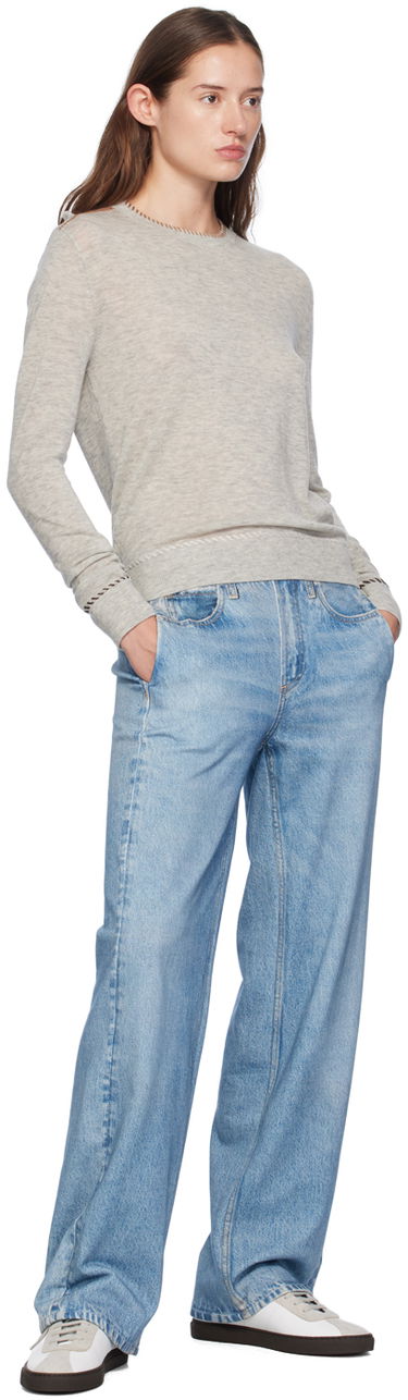 Villapaita rag & bone rag & bone Indie Crewneck Sweater Harmaa | WAS24F045BG45, 3