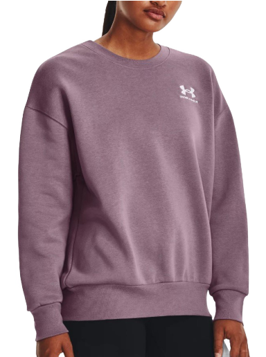 Huppari Under Armour Essential Fleece Oversized Crewneck Violetti | 1379475-500
