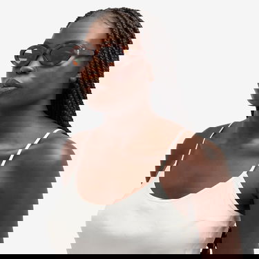 Aurinkolasit Saint Laurent Saint Laurent SL M136 Oval Sunglasses Ruskea | 30015353002, 5