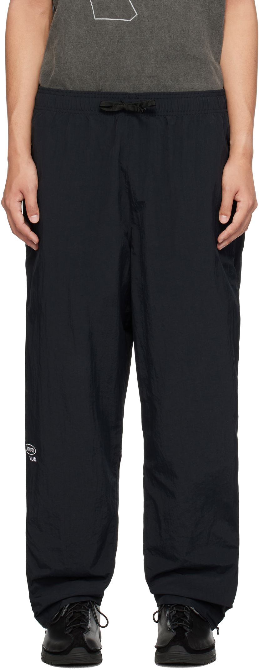 Cargo housut WTAPS Sweatpants 01 Musta | 242CWDT-PTM01