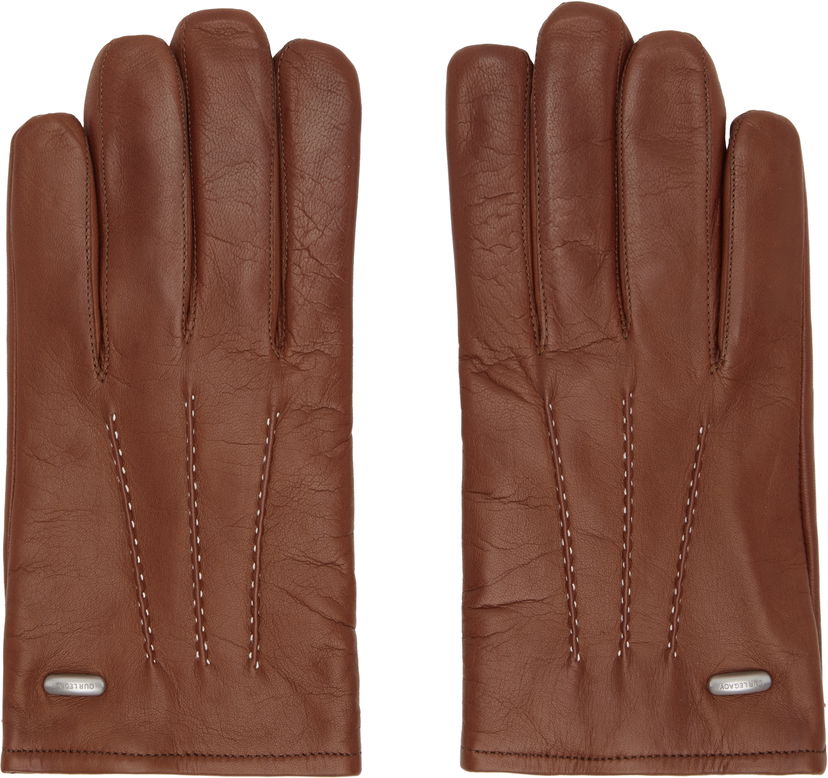 Käsineet OUR LEGACY OUR LEGACY Piped Seam Leather Gloves Ruskea | A4258HA