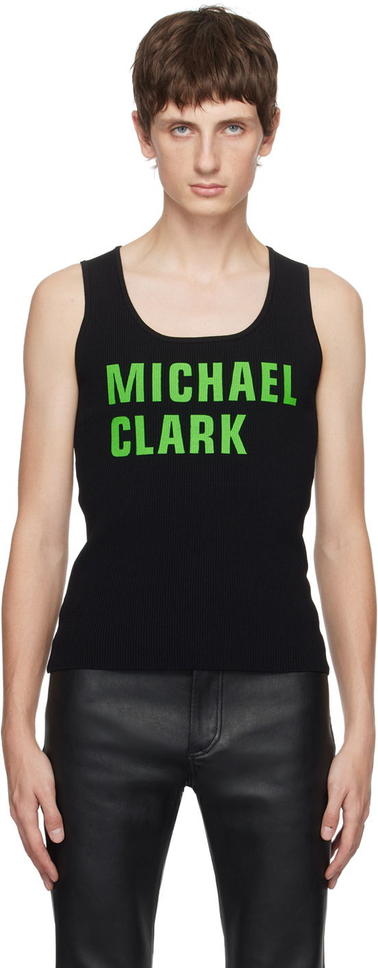Tankkitoppi JW Anderson Black Michael Clark Edition Tank Top Musta | KW1024-YN0284