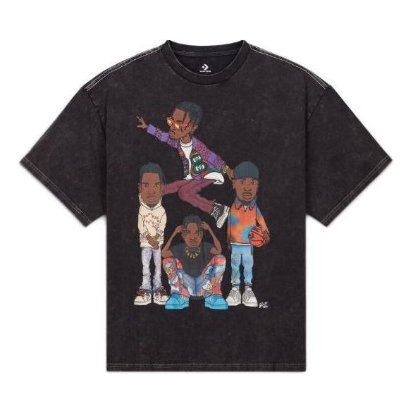 T-paita Converse Gilgeous-Alexander Player T-Shirt Musta | 10024969-A01, 0